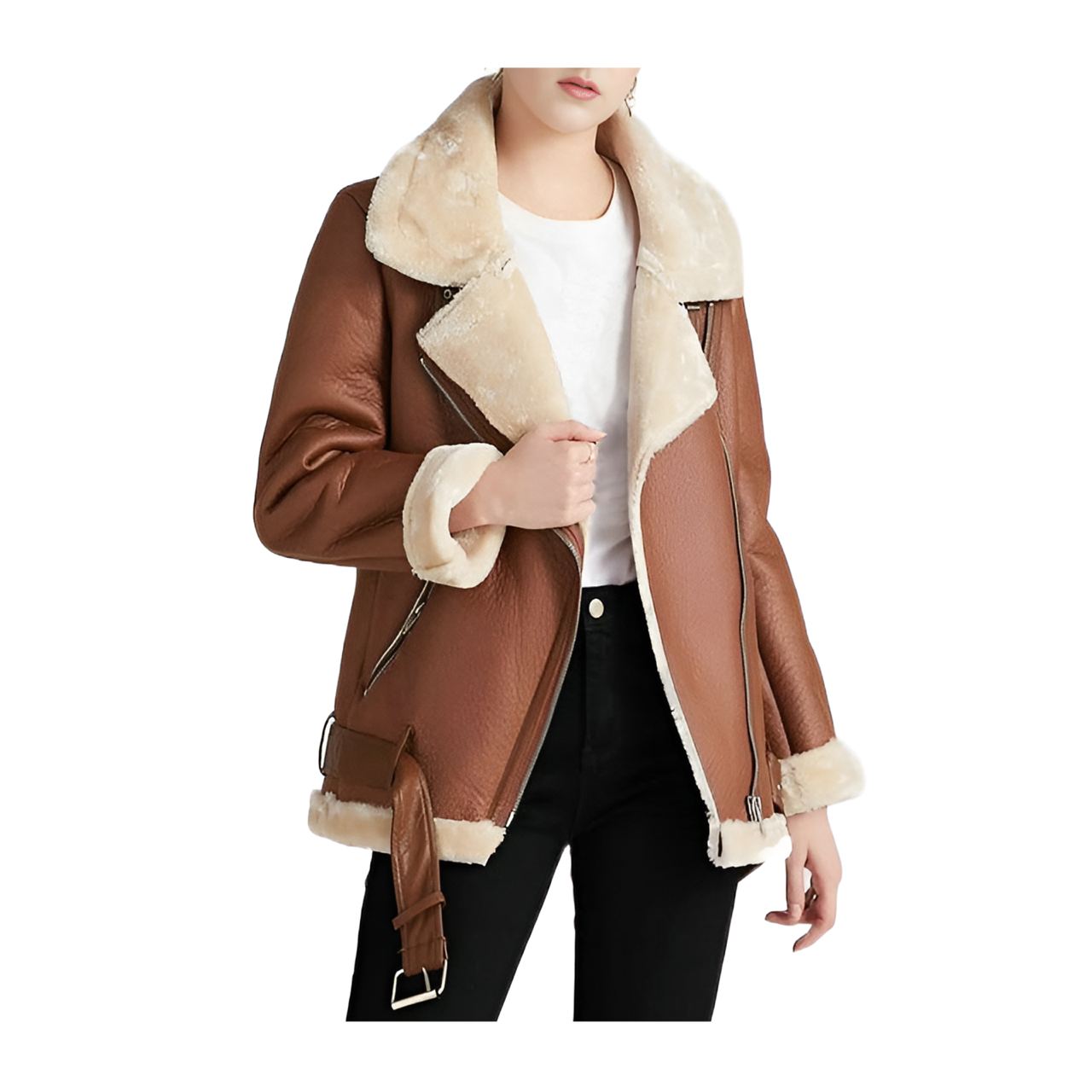 Blouson aviateur femme fourré