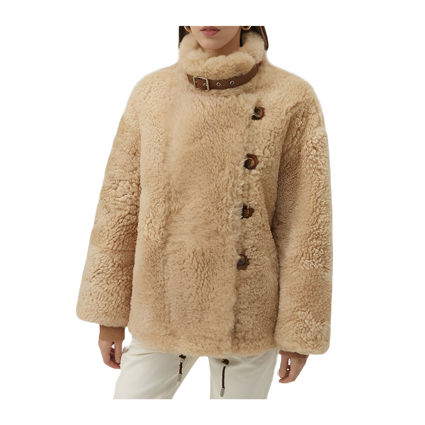 Blouson aviateur femme peau de mouton