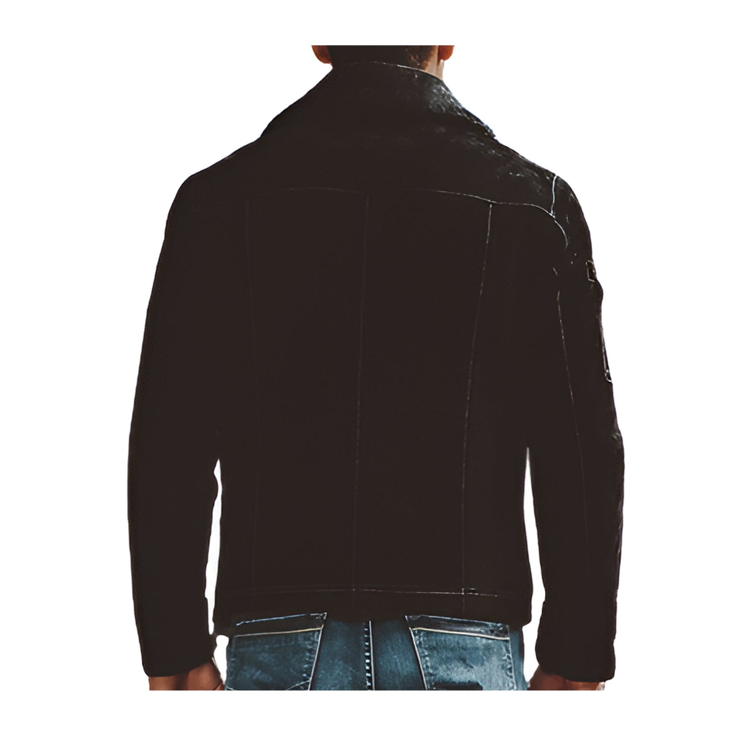 Blouson aviateur homme daim