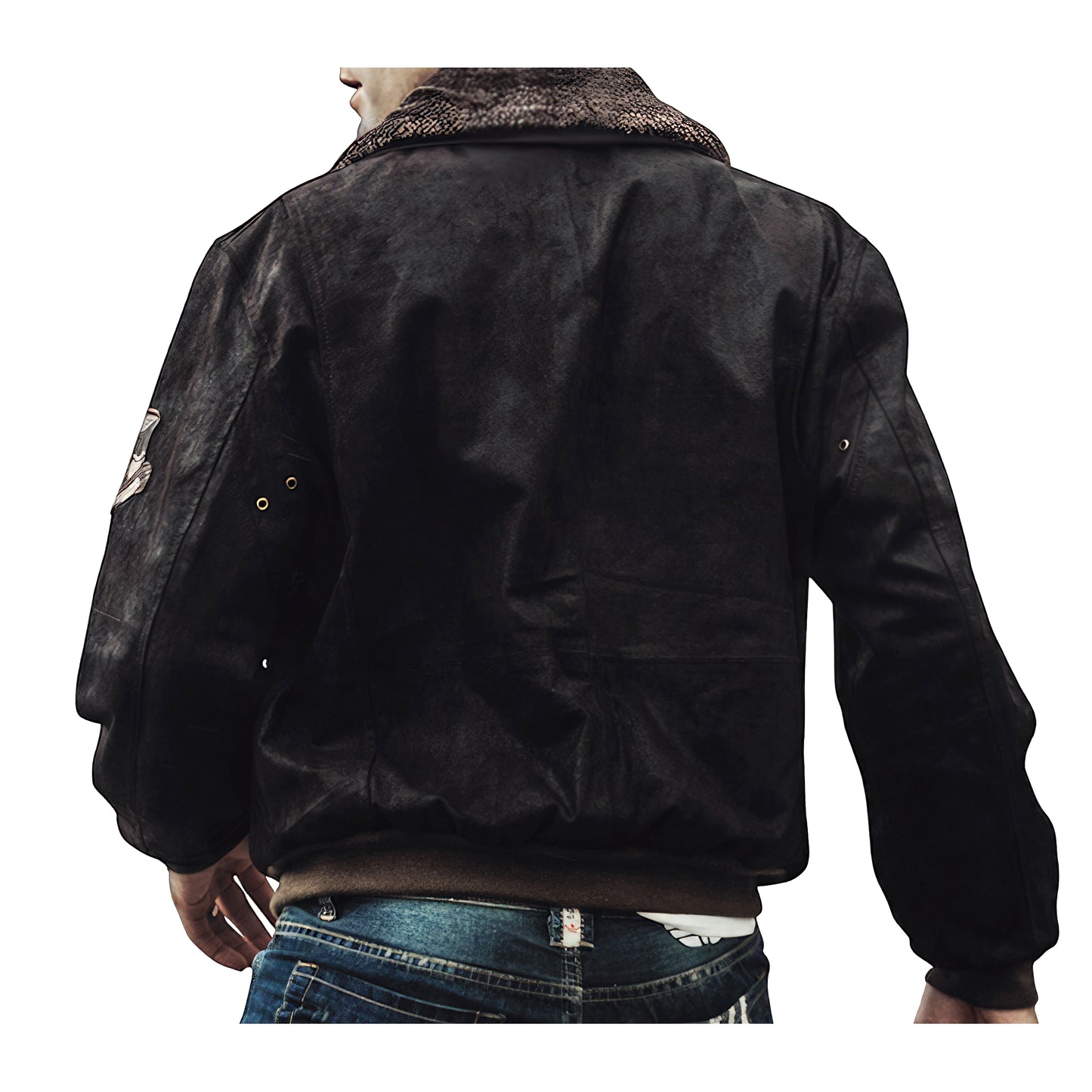 Blouson aviateur militaire cuir