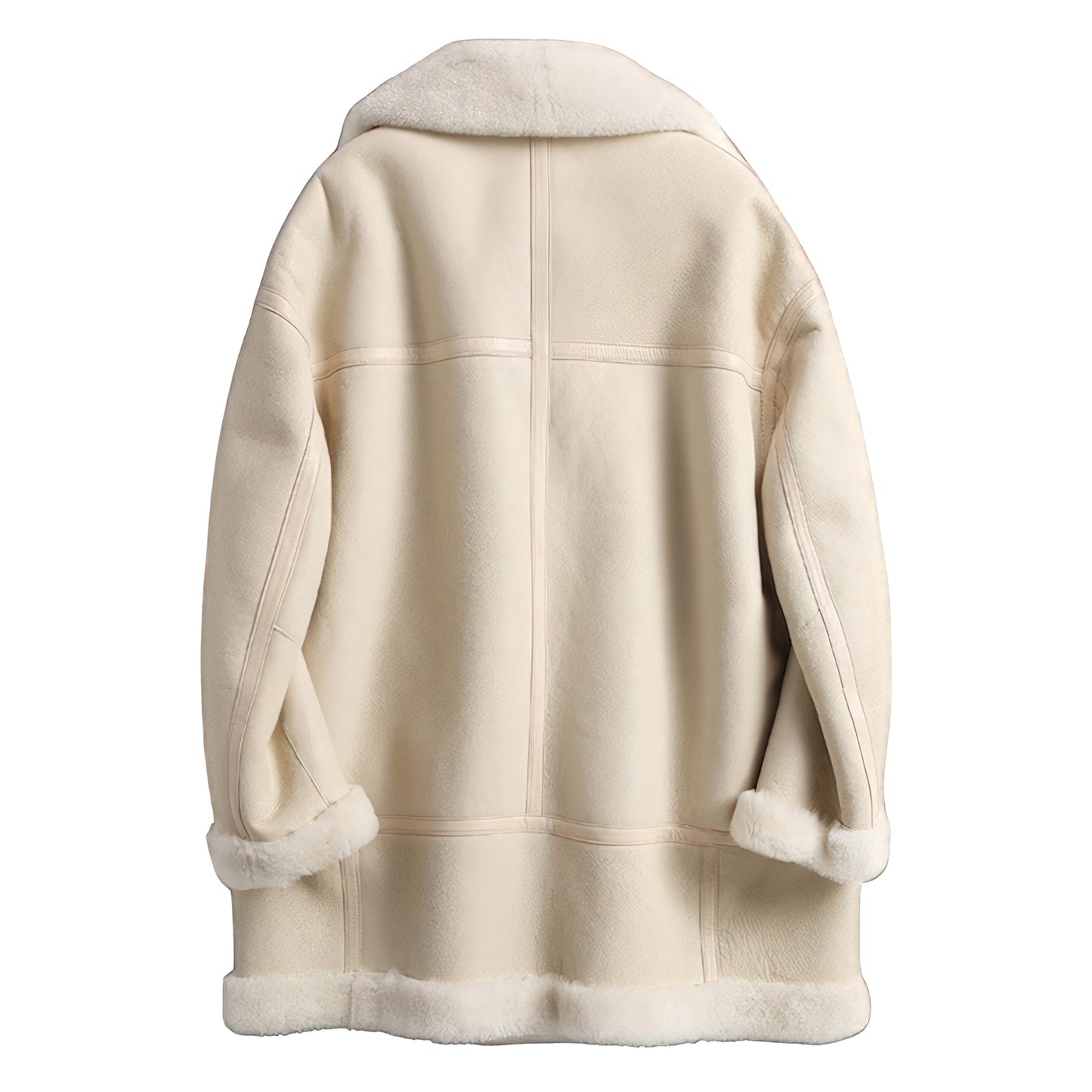 Blouson bombardier beige femme
