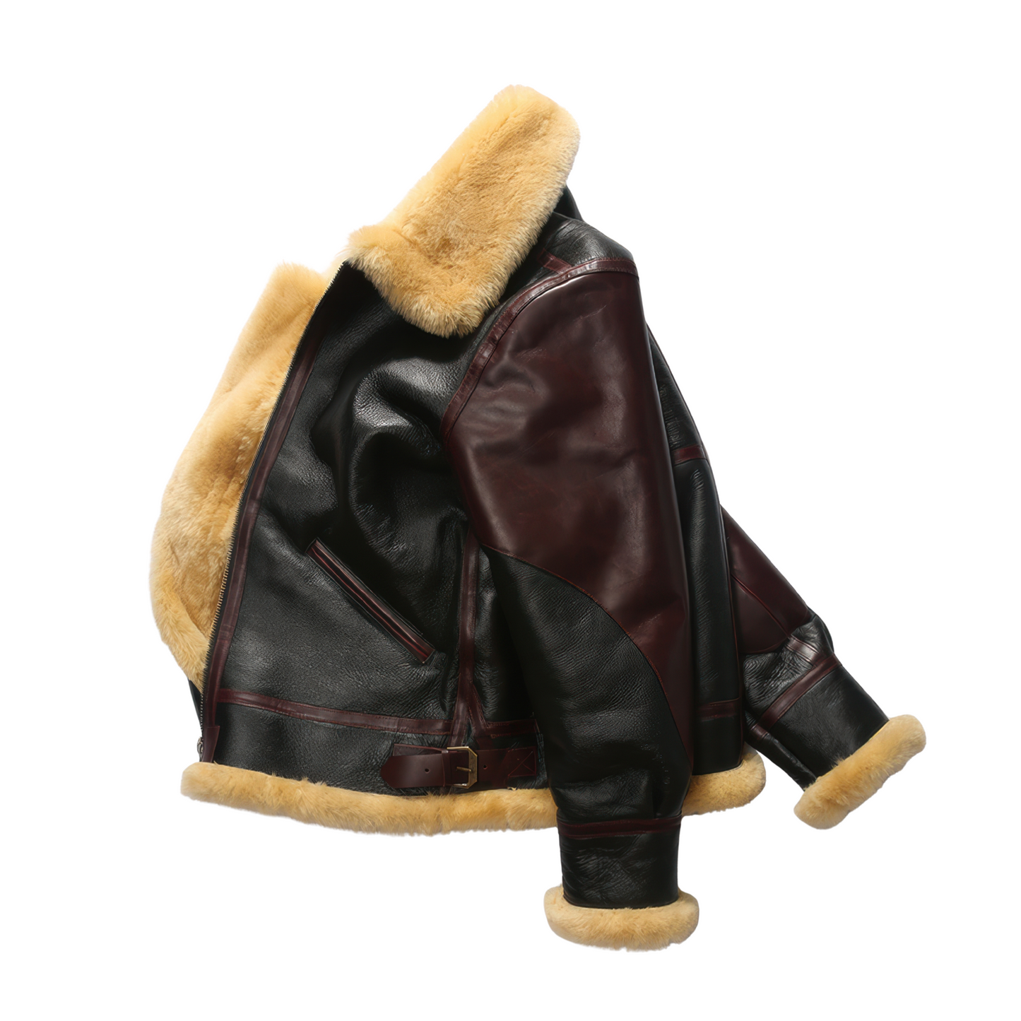Blouson bombardier homme mouton