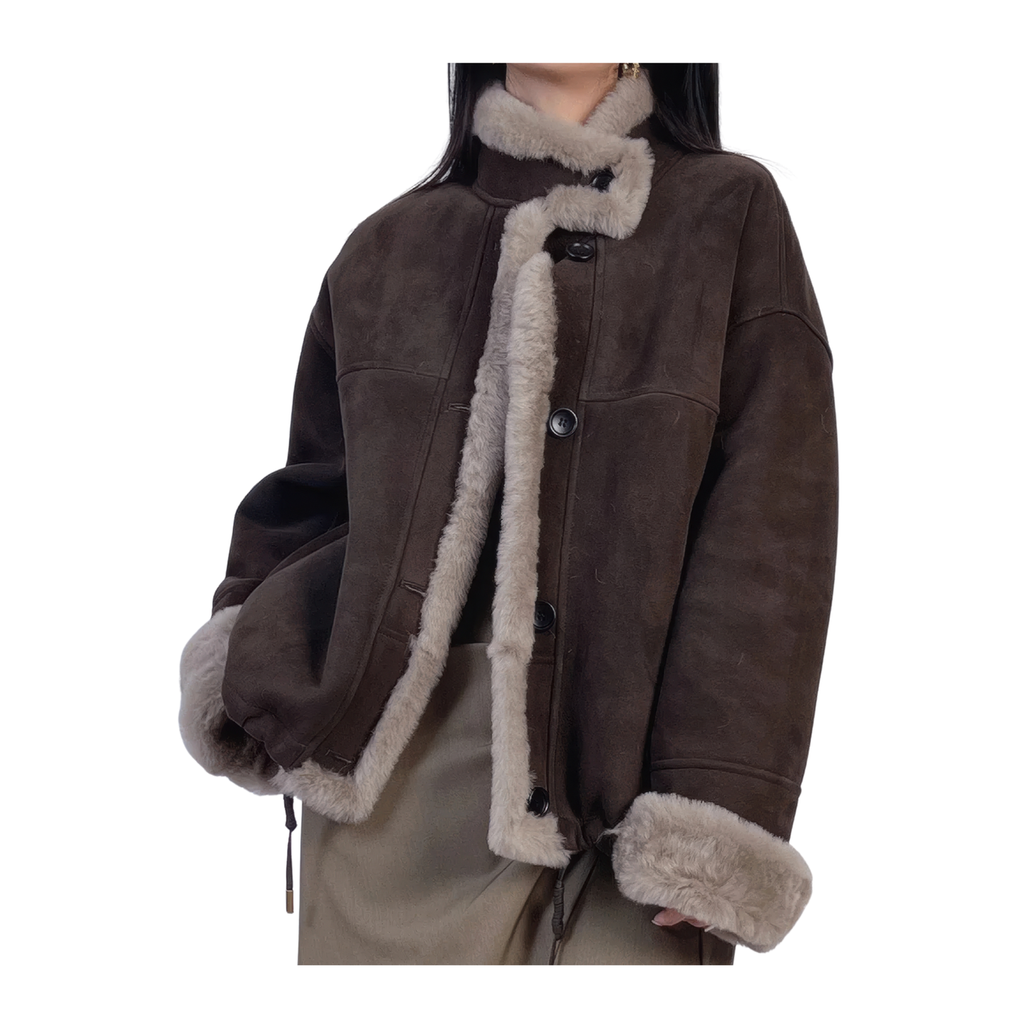 Blouson femme bombardier fourrure