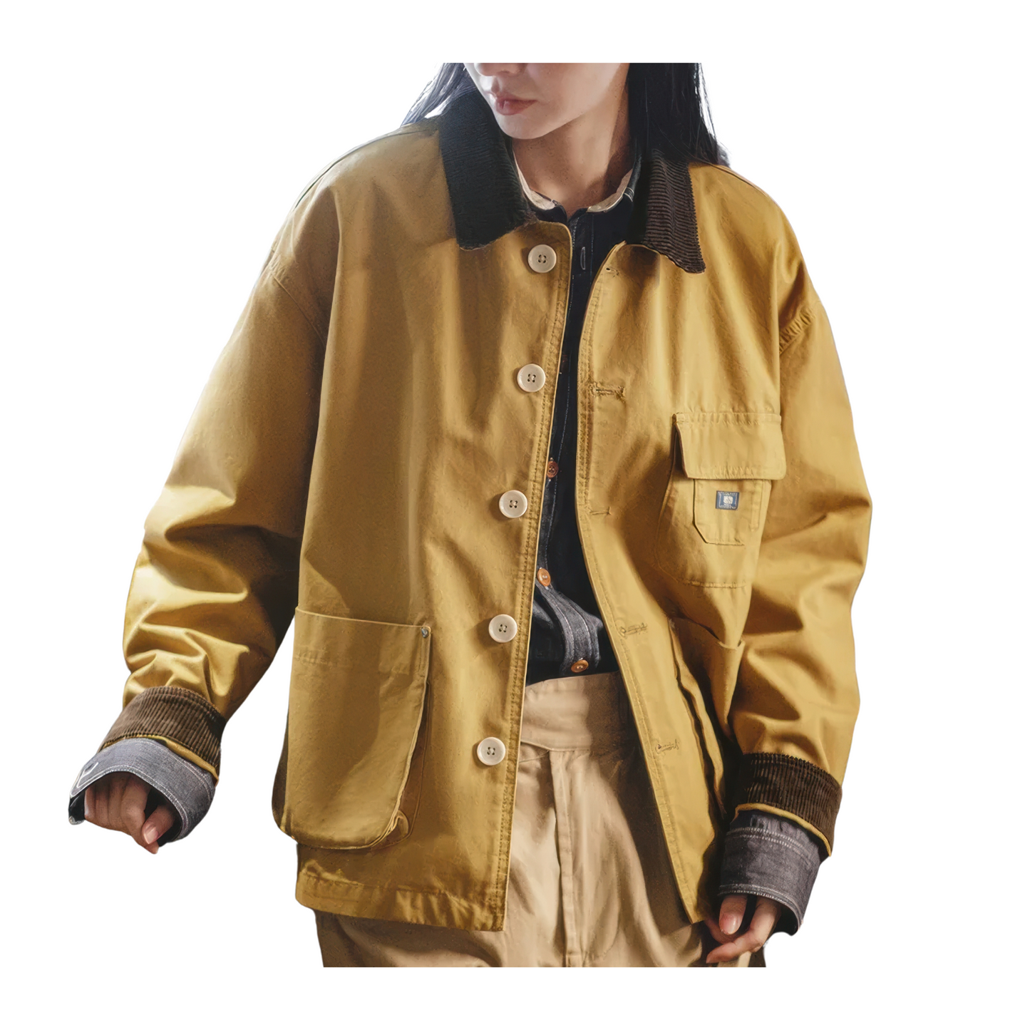 Blouson tissu aviateur femme