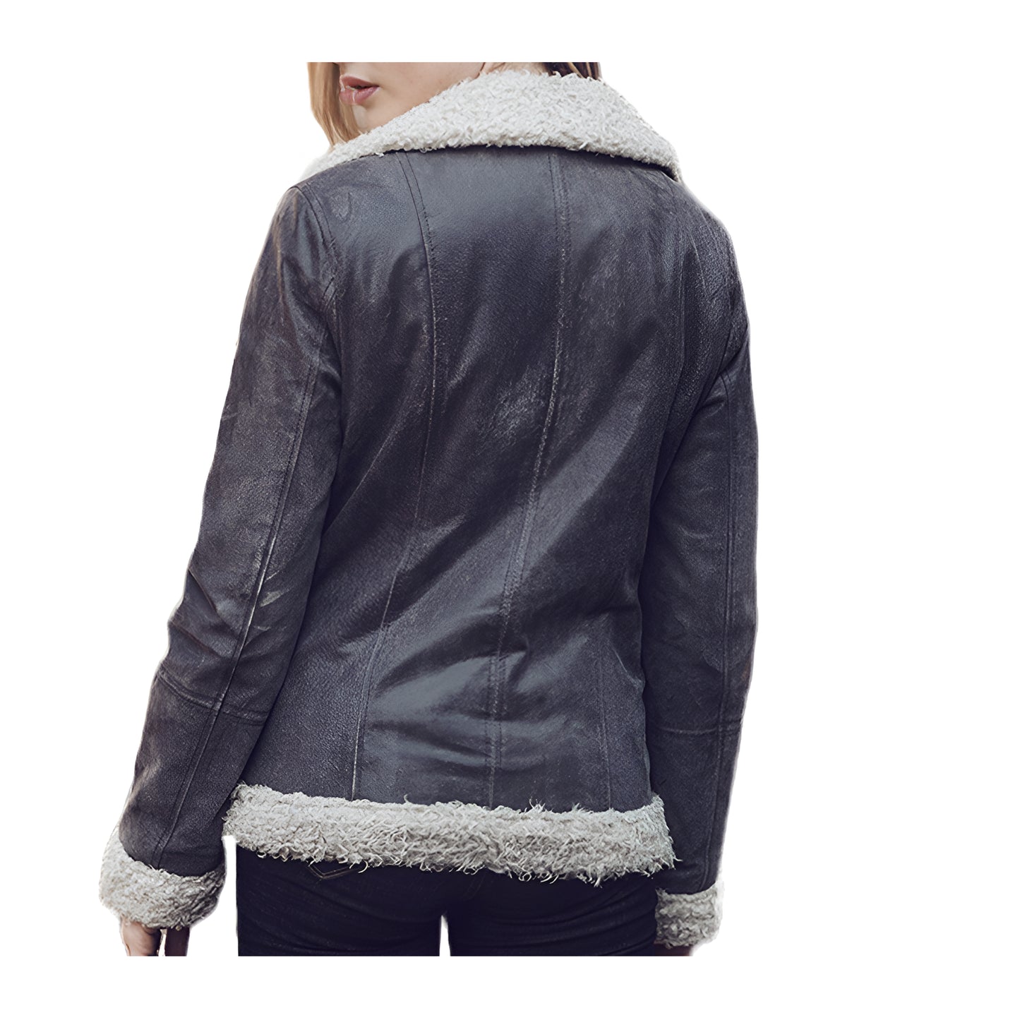 Blousons aviateur daim femme