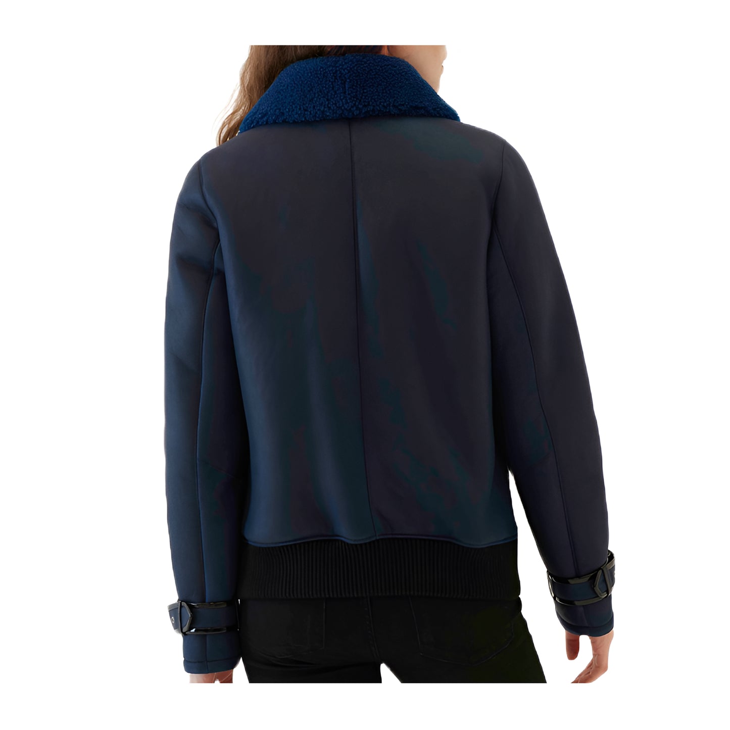 Blousons Aviateur Femme Bleu Marine