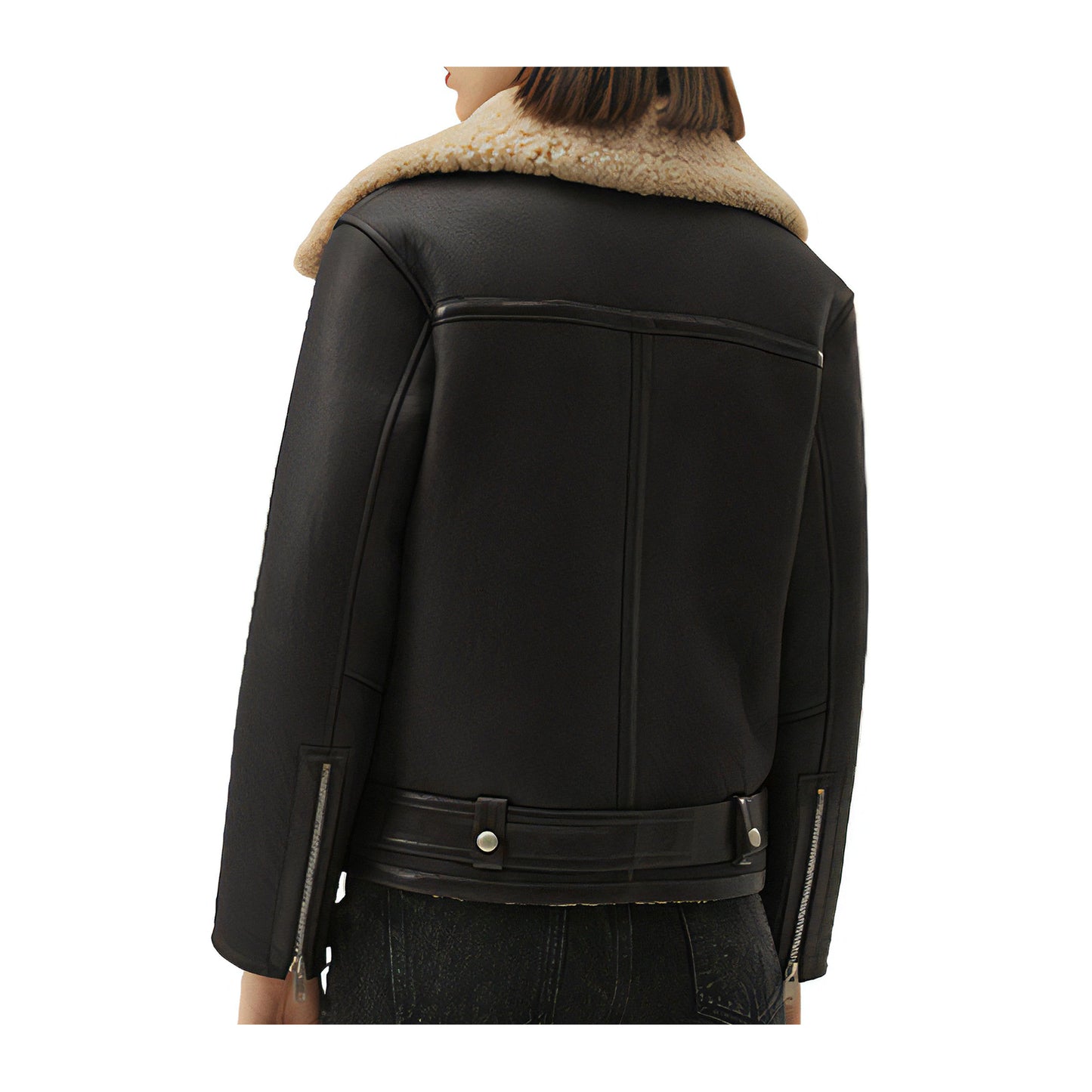 Blousons aviateur mouton femmes