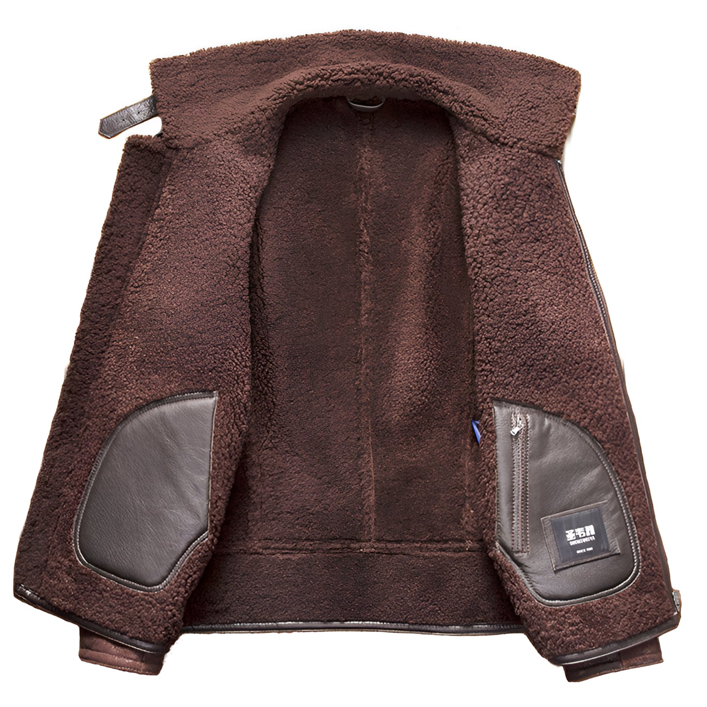 Blousons cuir vieilli homme