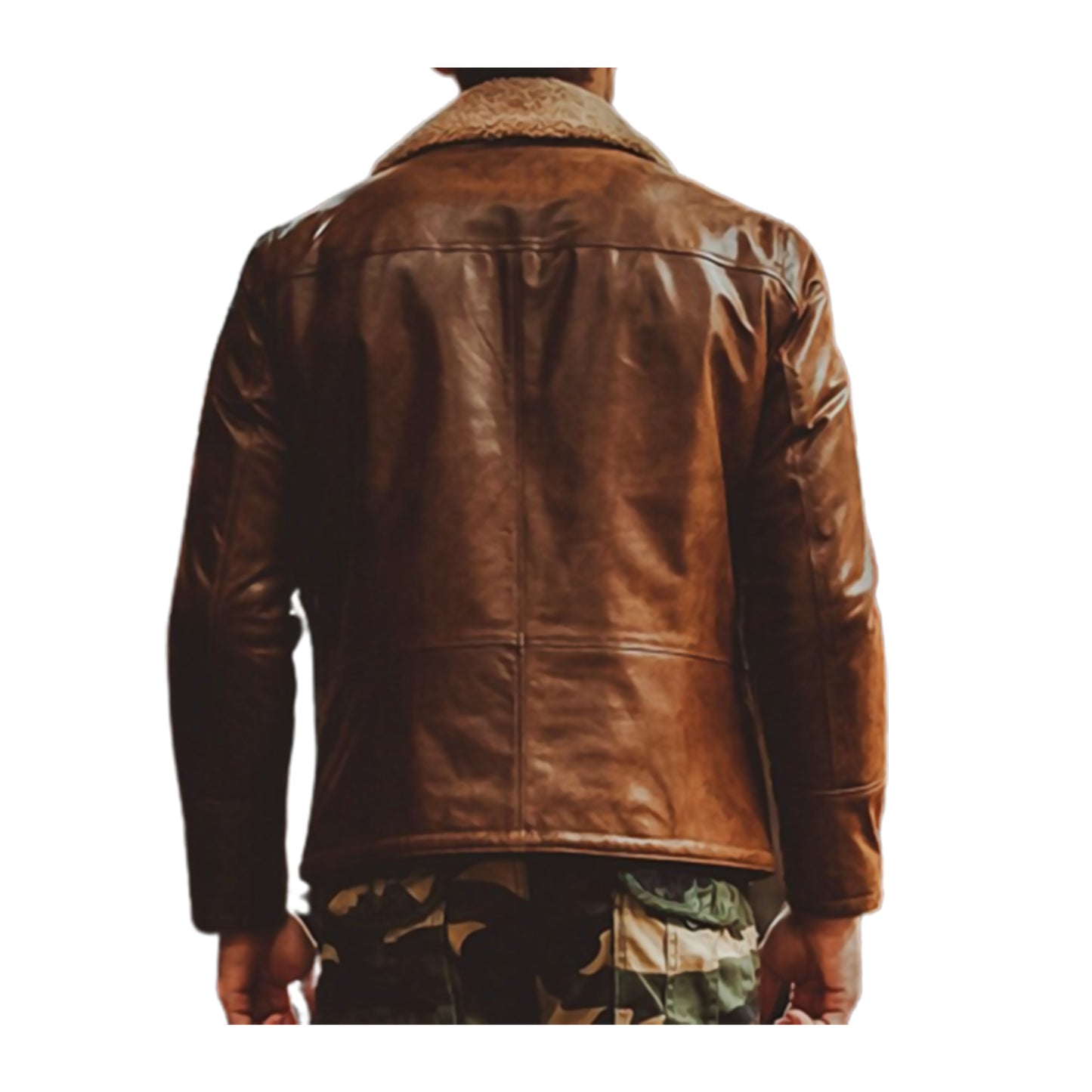 Blousons cuirs hommes aviateur