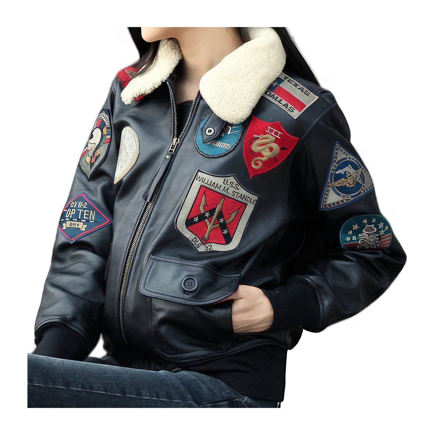 Blousons femme pilote