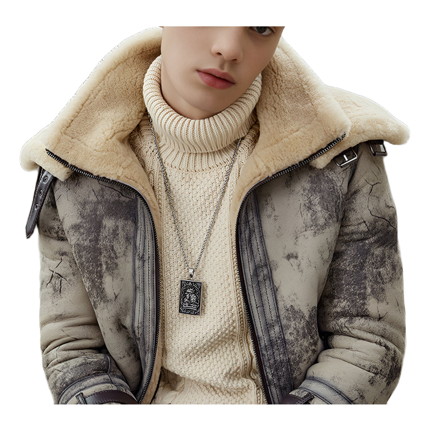 Bombardier Gris Hommes