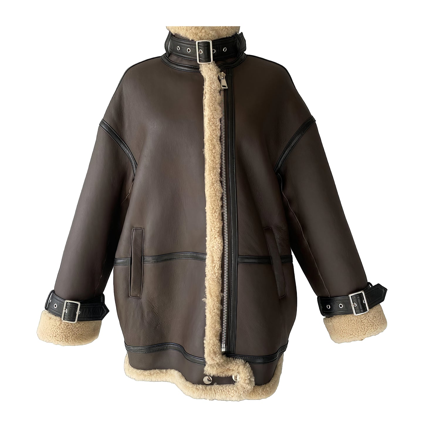 Bombardier mouton doublé femmes