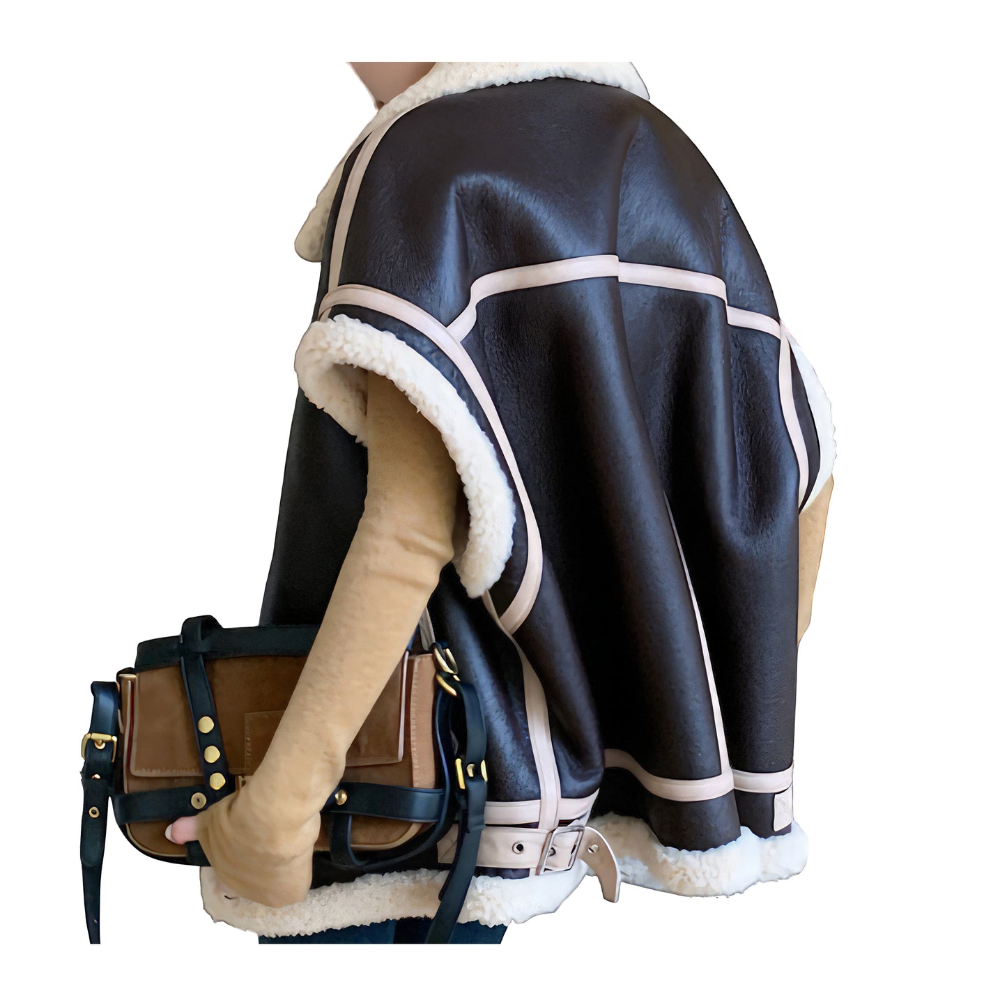 Bombardiers sans manche marron