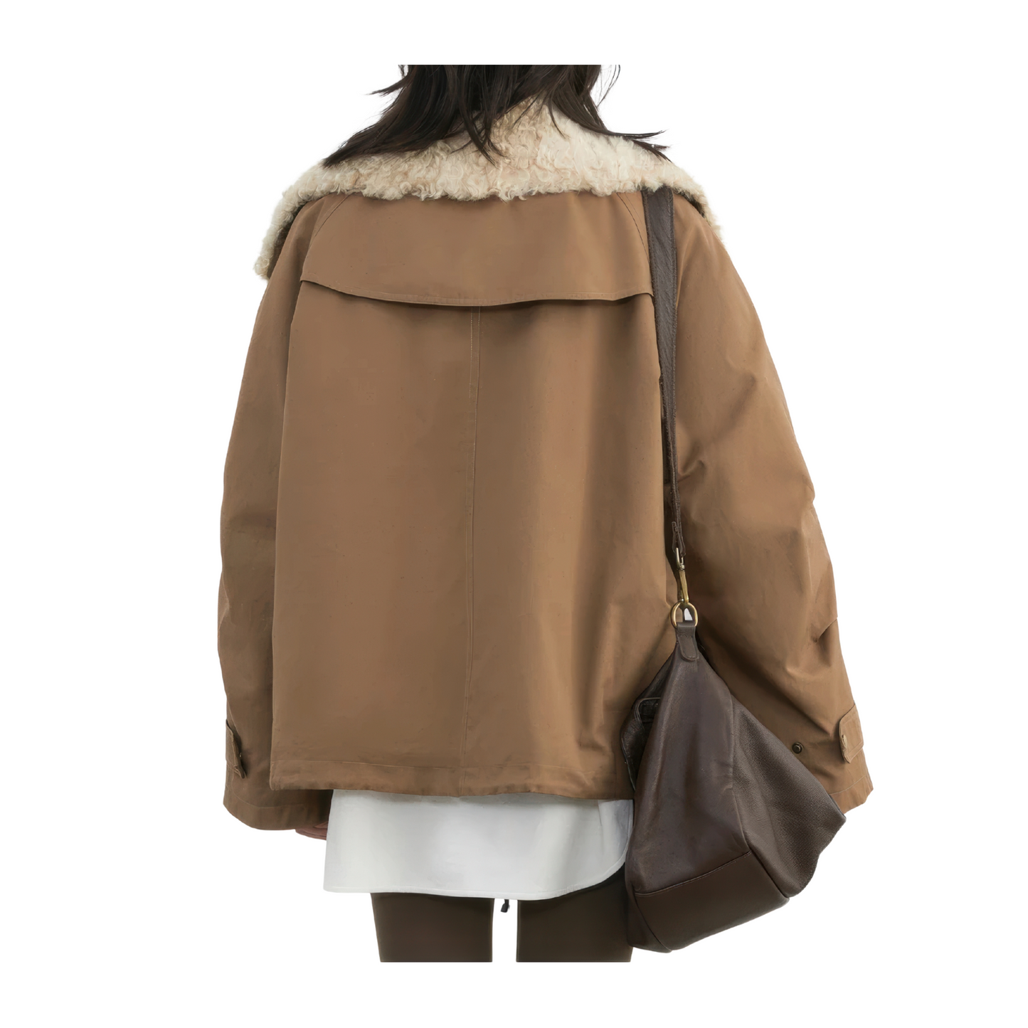 Cherche parka fausse fourrure femme
