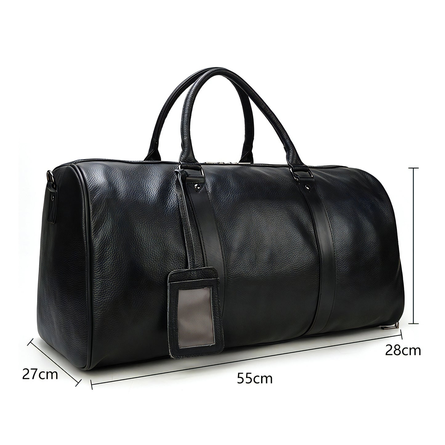 Grands sac week end cuir noir