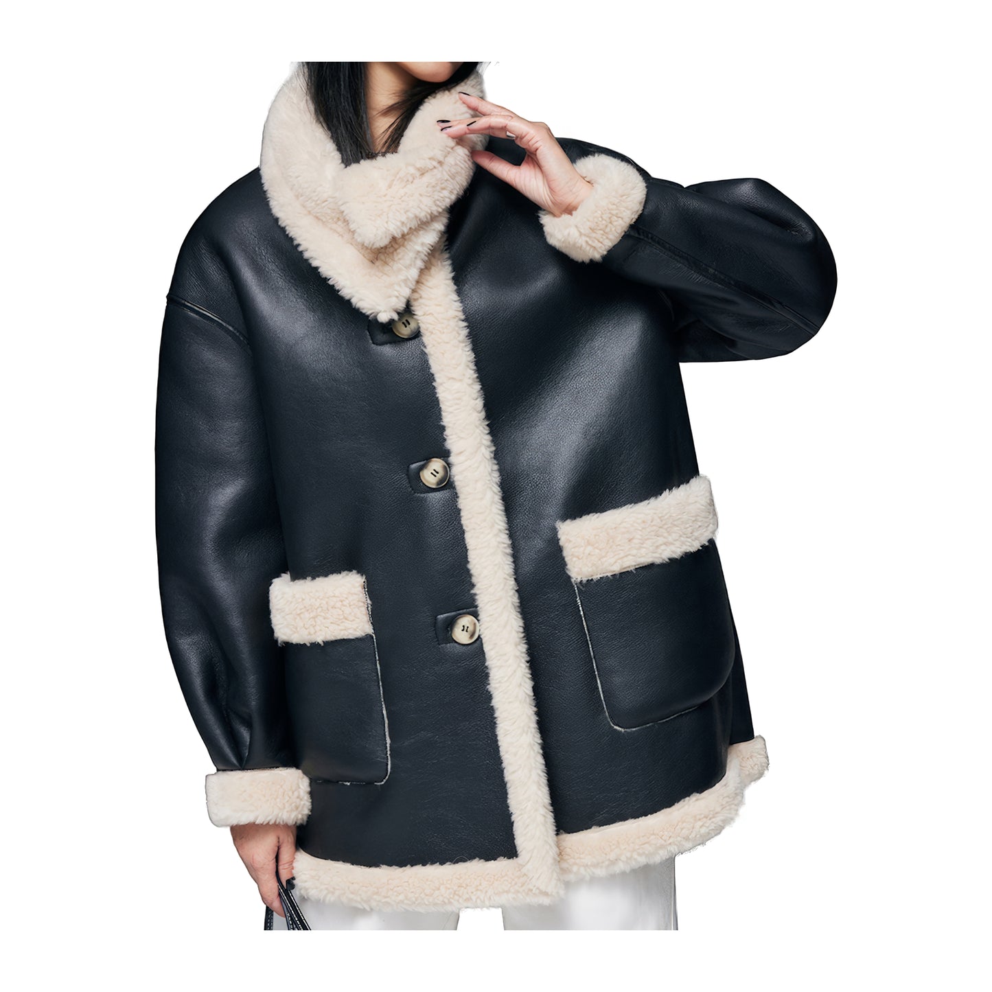 Manteau aviateurs oversize