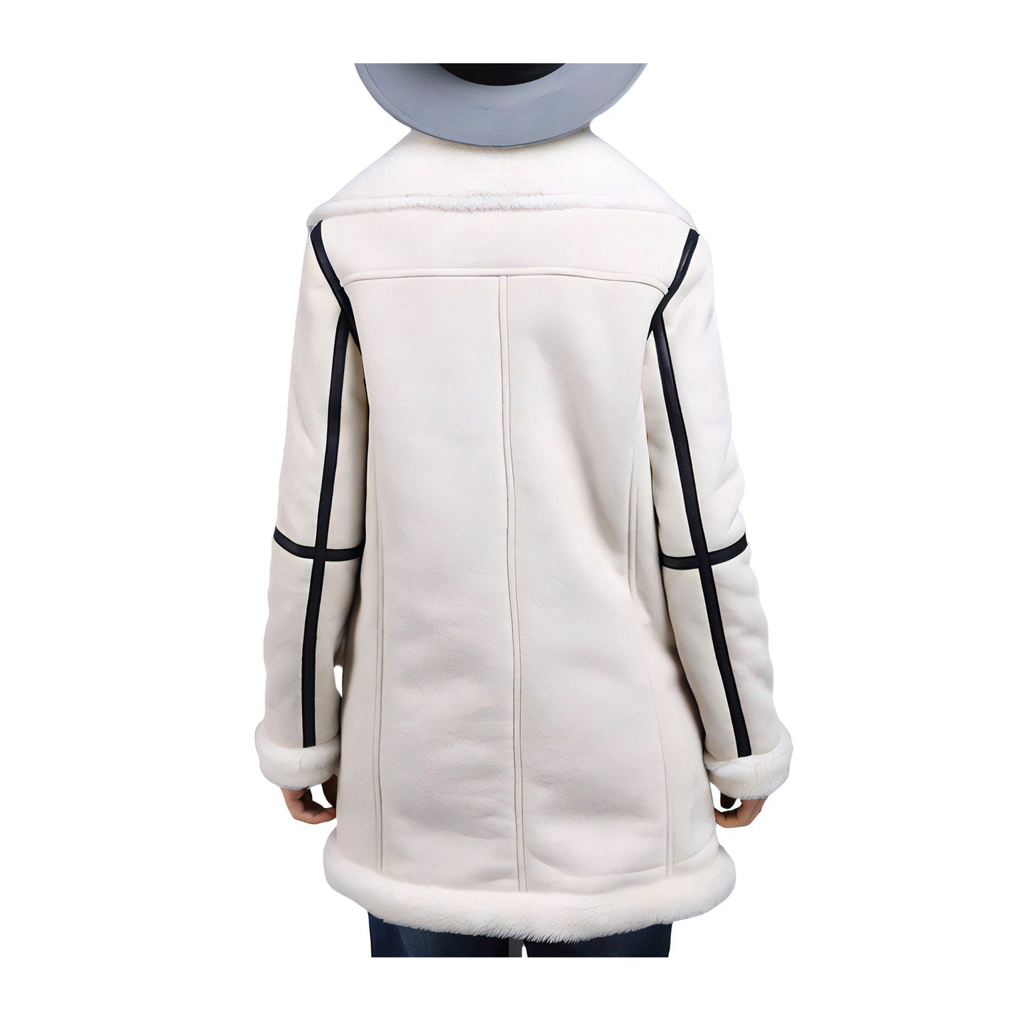 Manteau blanc aviateur