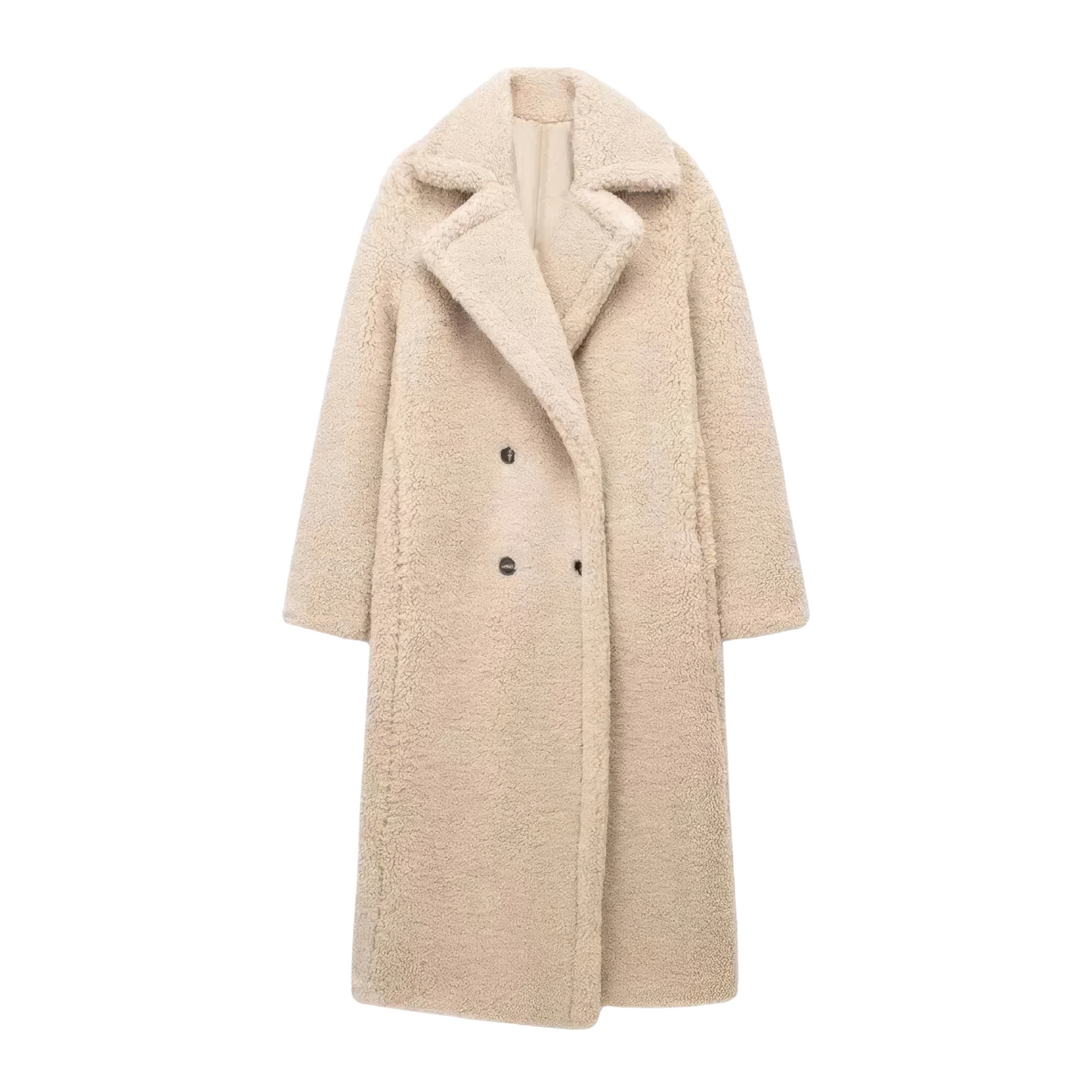 Manteau femme imitation mouton aviateur