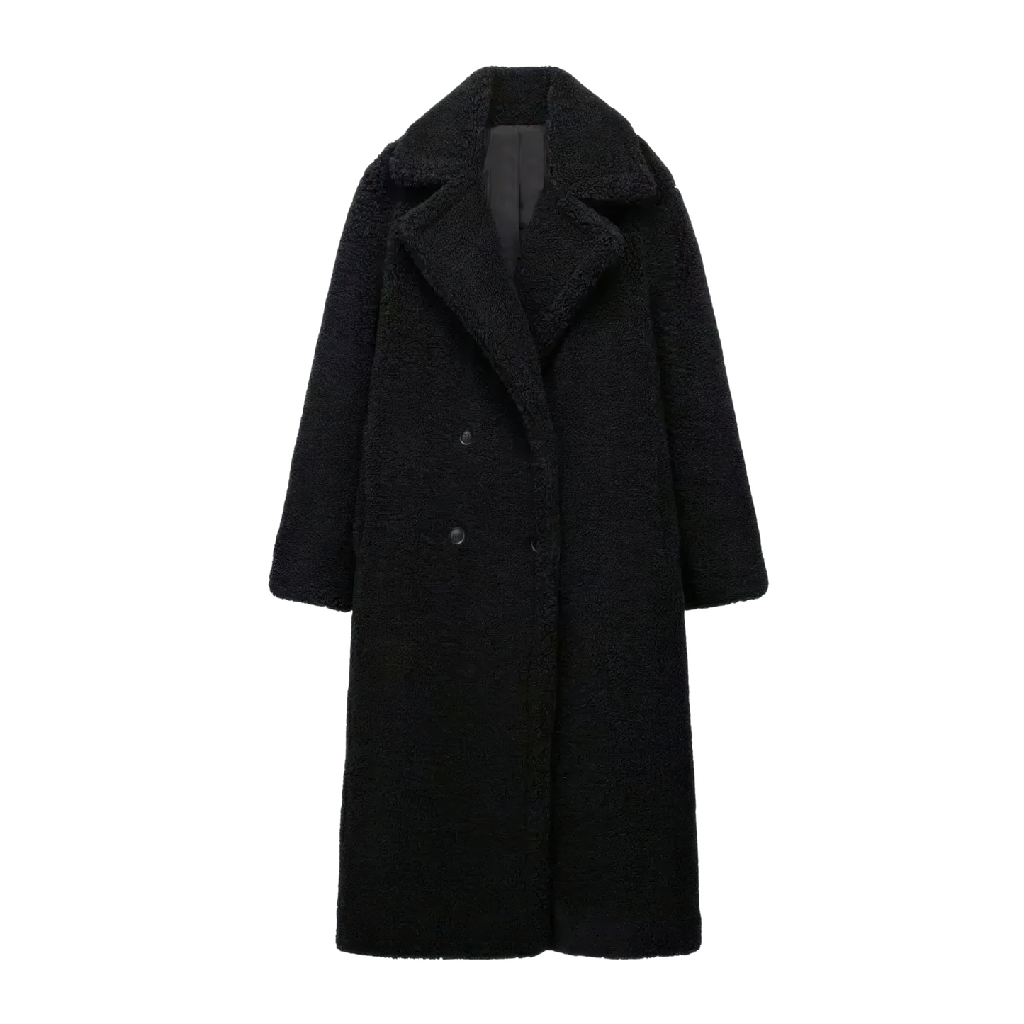 Manteau imitation mouton aviateur femme