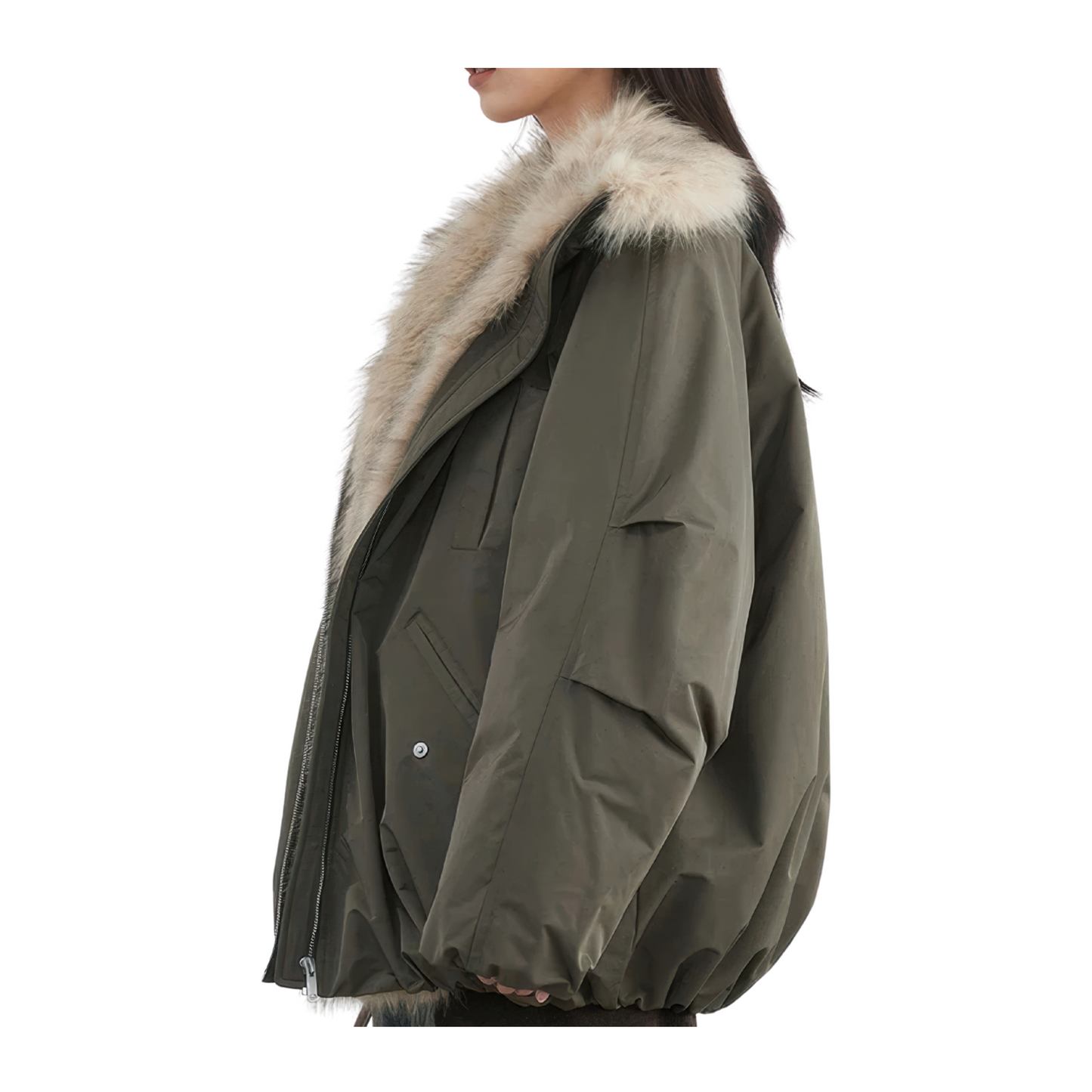 Manteau imperméable aviateur femme