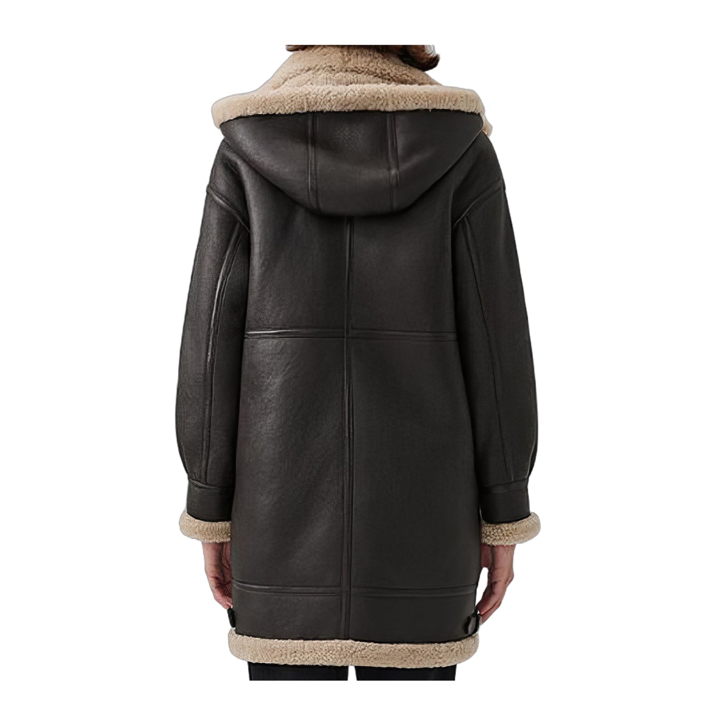 Manteaux aviateur femme marron