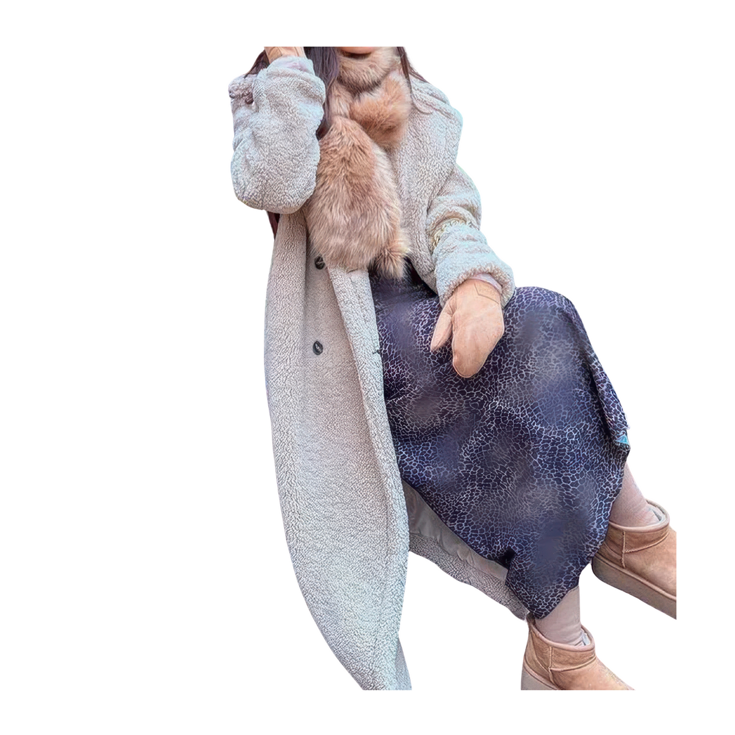 Manteaux aviateur femmes imitation mouton