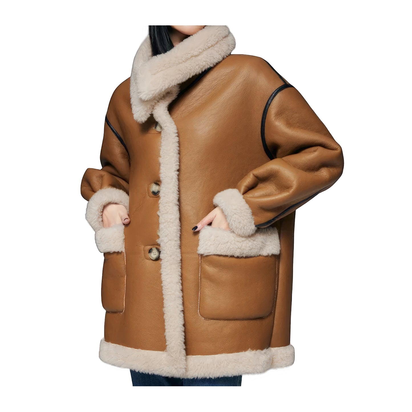 Manteaux oversize aviateur