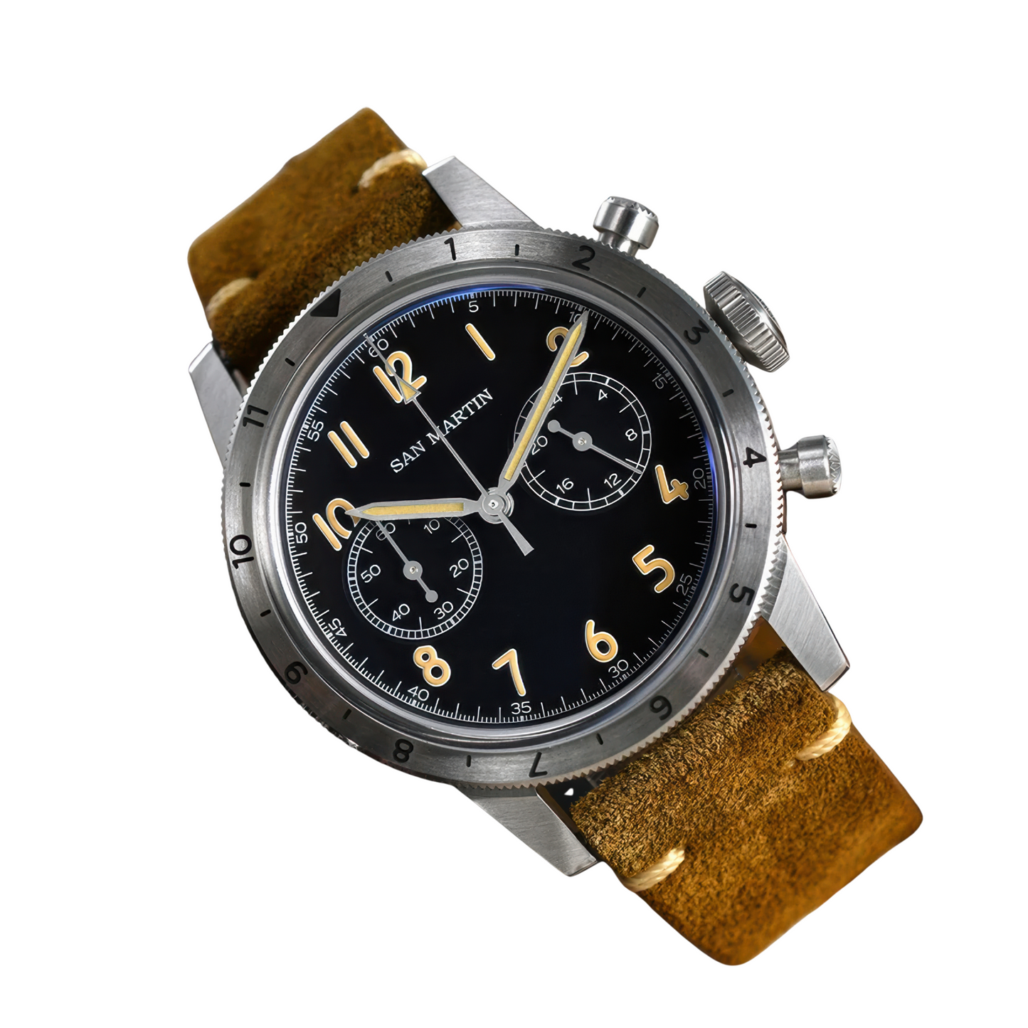 Montre chrono type aviation