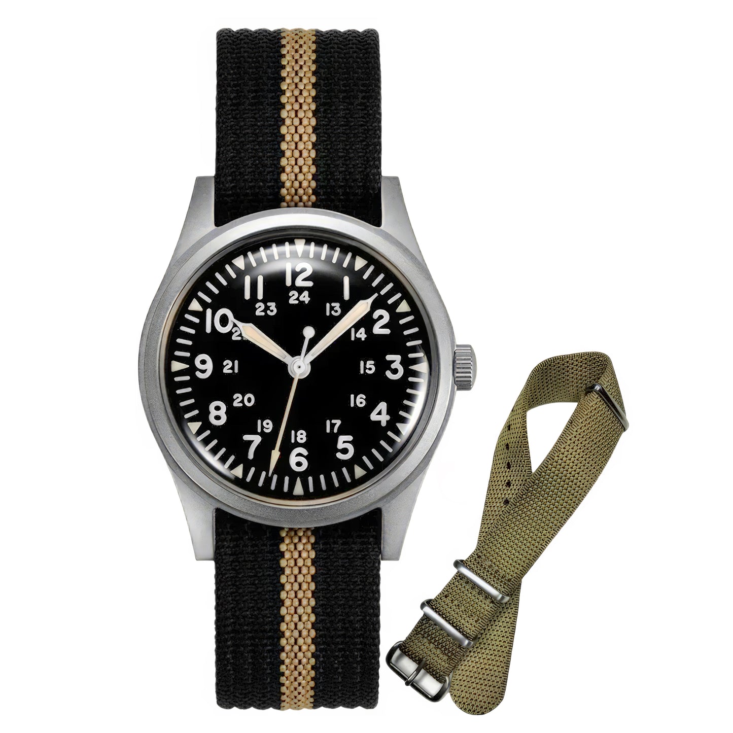 Montre look aviateur américain