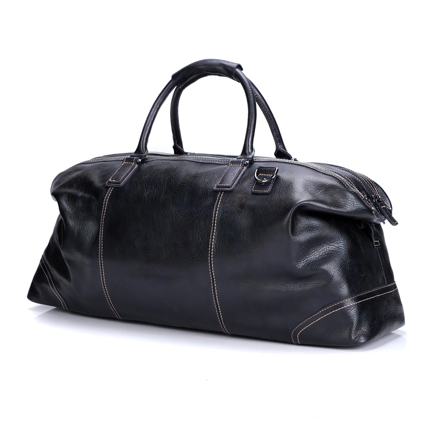 Sac de voyage cuir noir