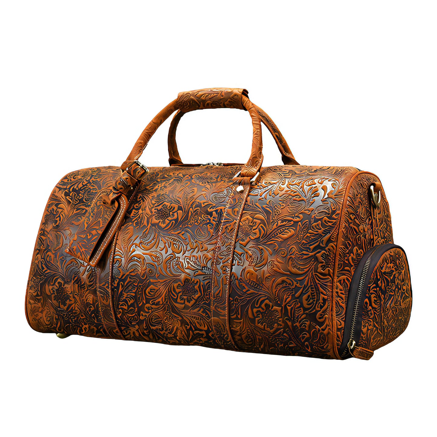 Sac de voyage en cuir vintage