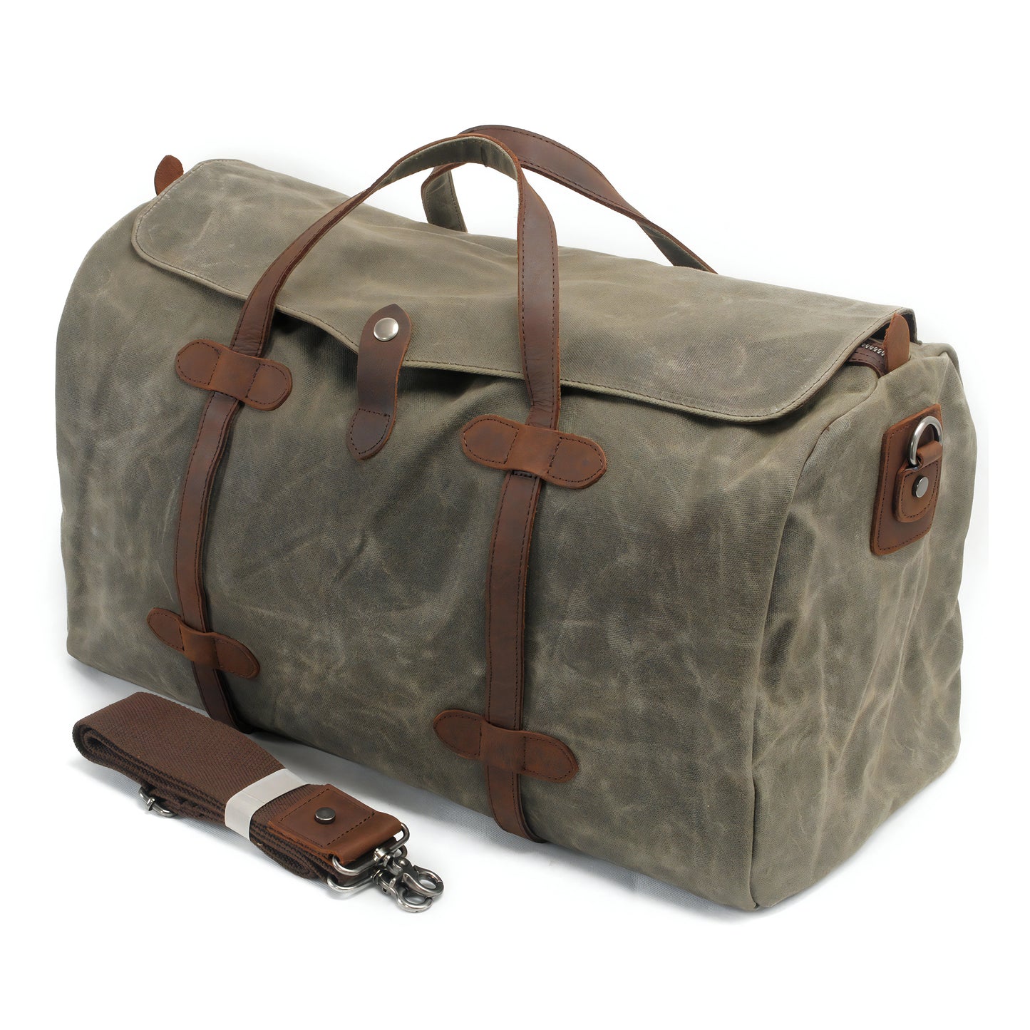 Sac de voyage week end en toile gris