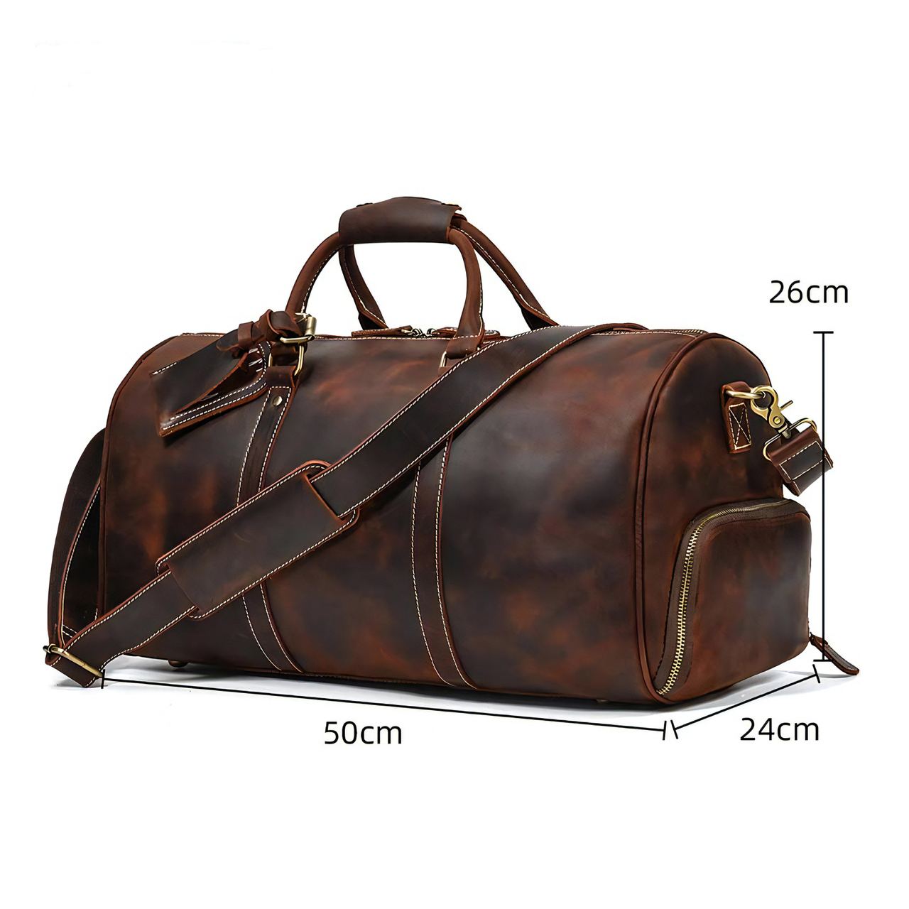 Sac de Voyages Cuir Marron