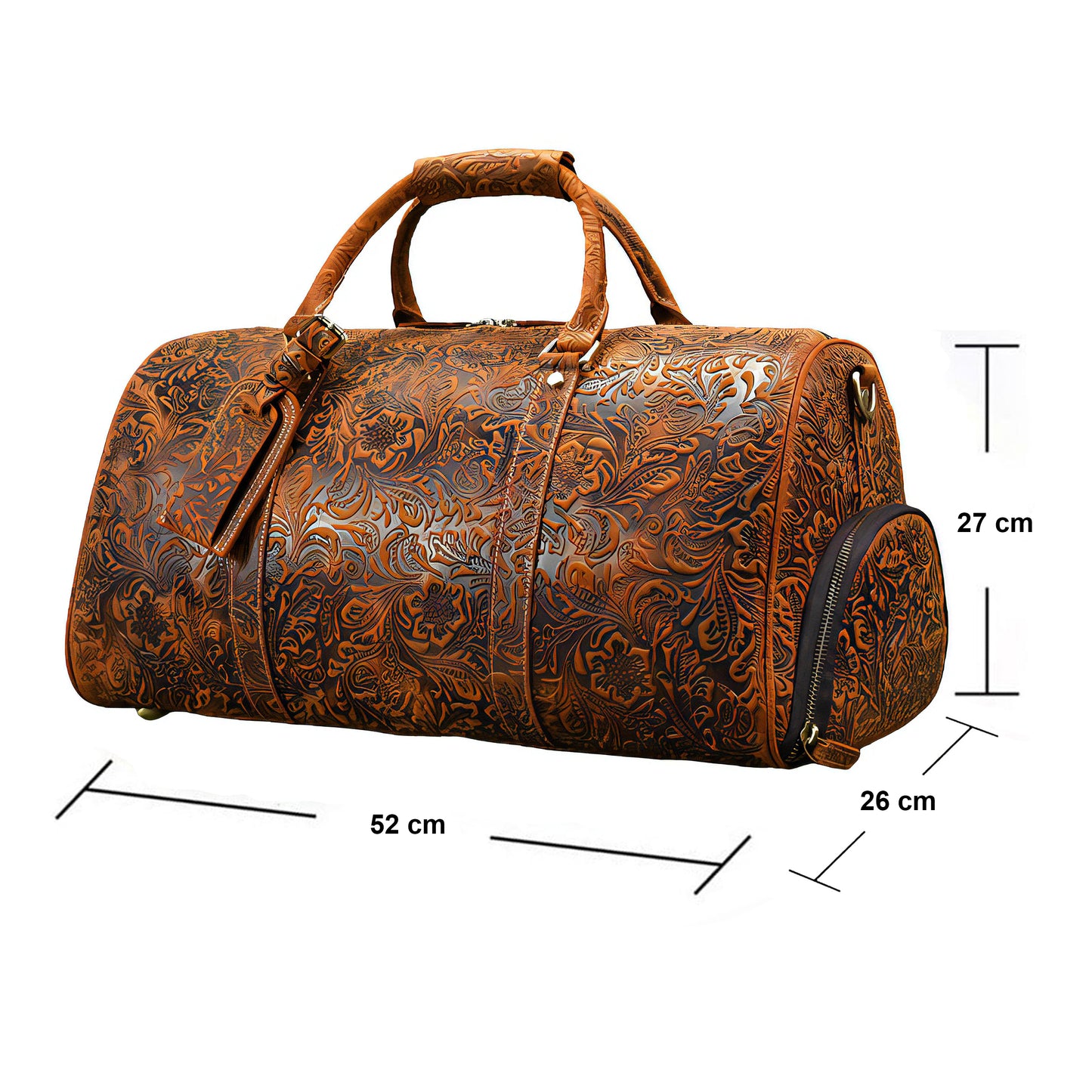 Sac en cuir vintage de voyage