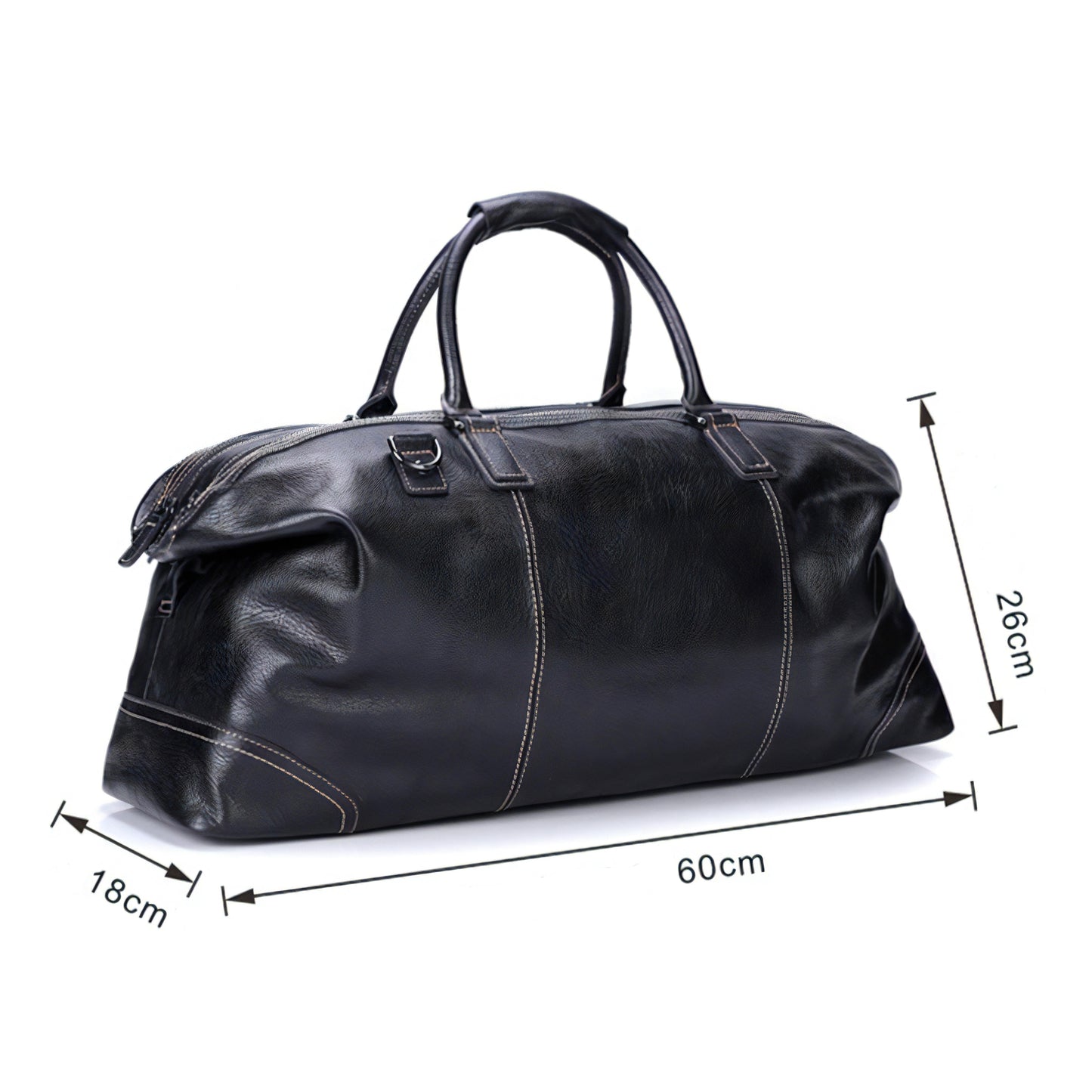Sacs de voyages cuir noir