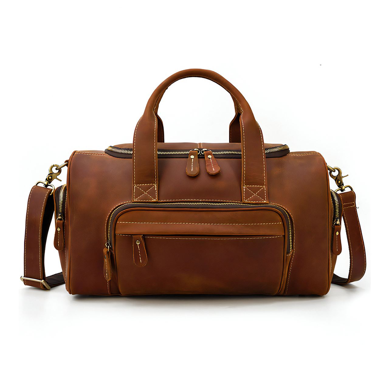 Sacs Week End Cuir Marron