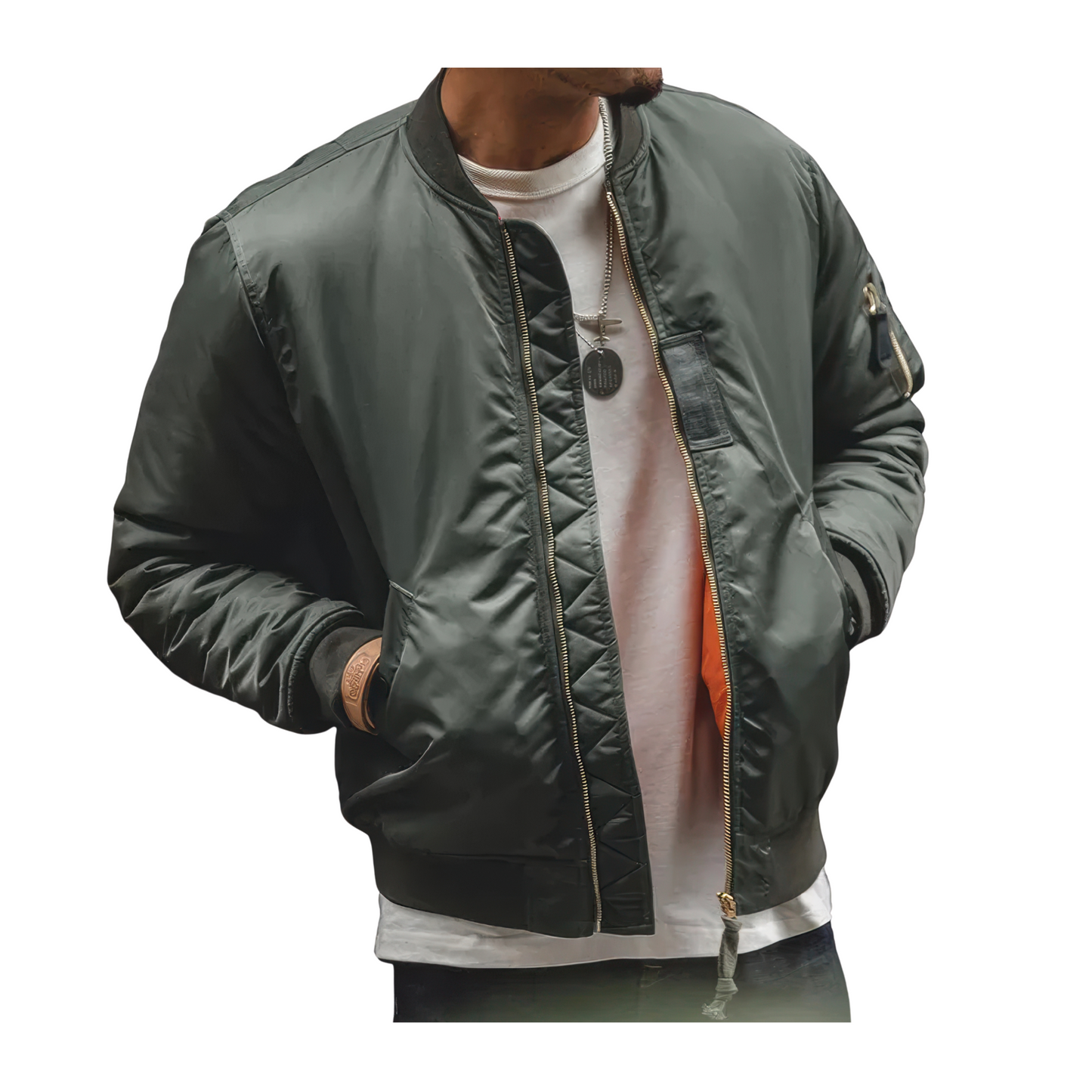 Veste bomber style aviateur