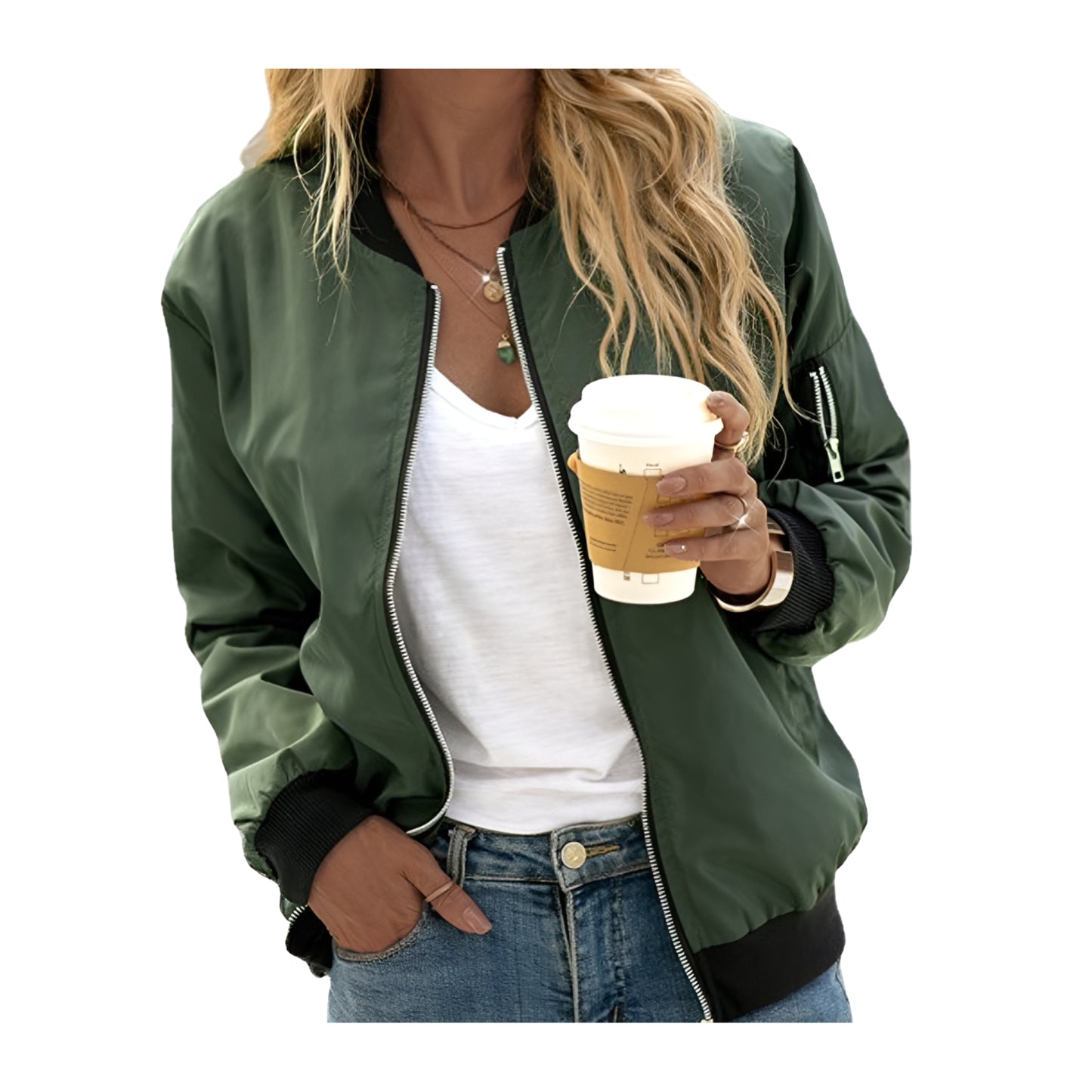 Veste femme bombers légère