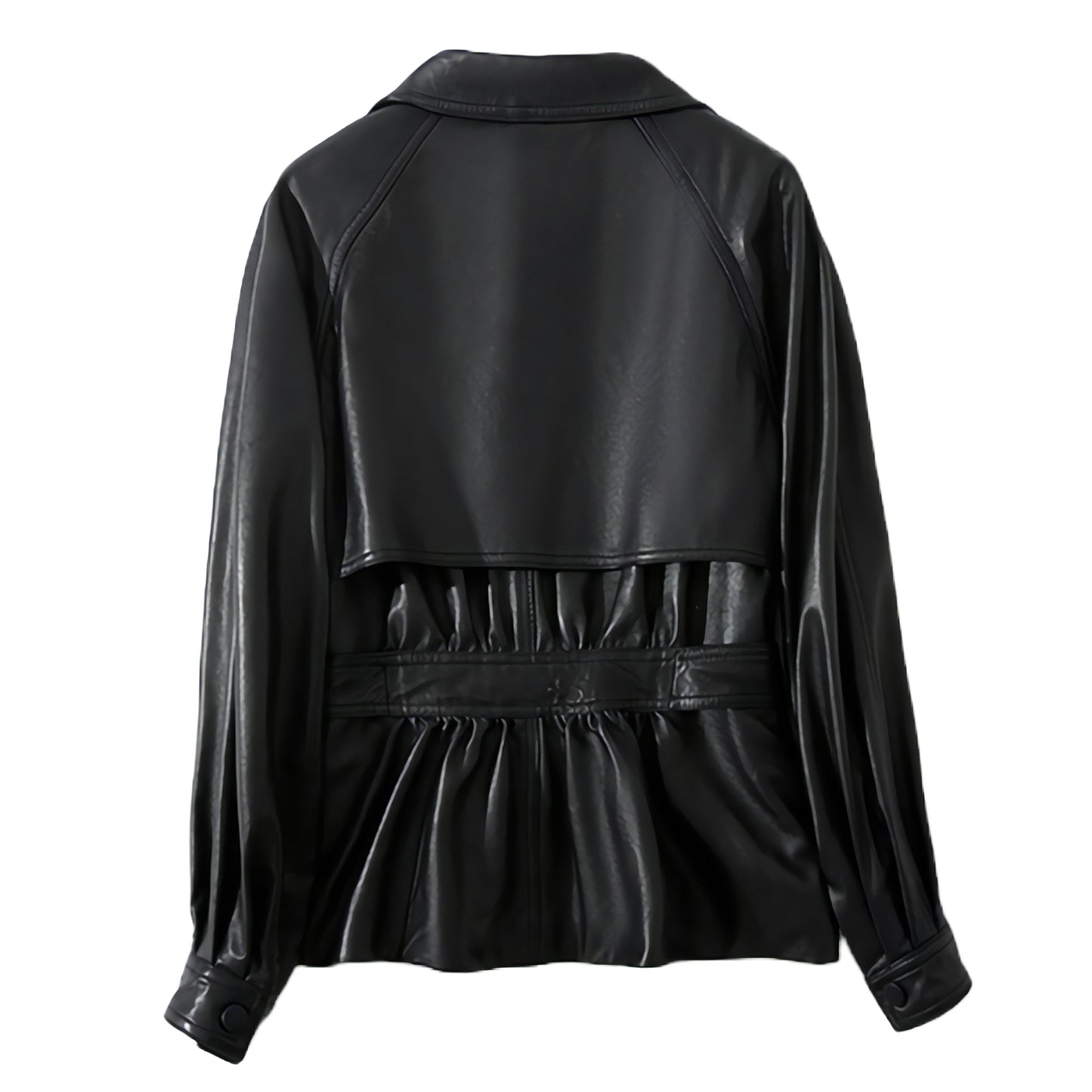Veste femme longue cuir