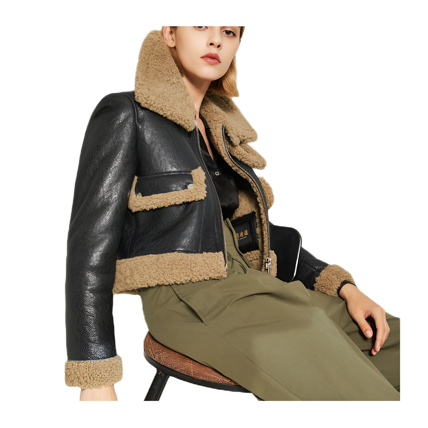 Vestes col fourrure femmes