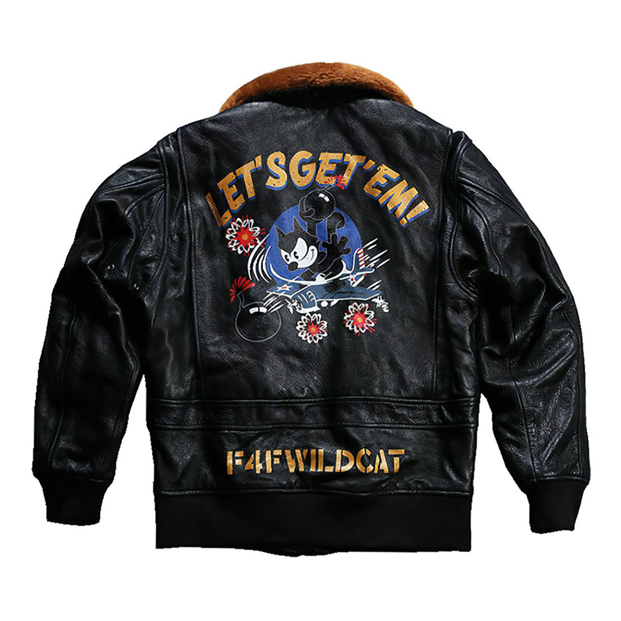 Blouson Cuir Aviateurs Vintage