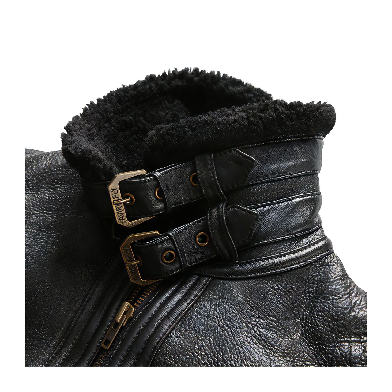 Bombardiers Cuir Noir Homme