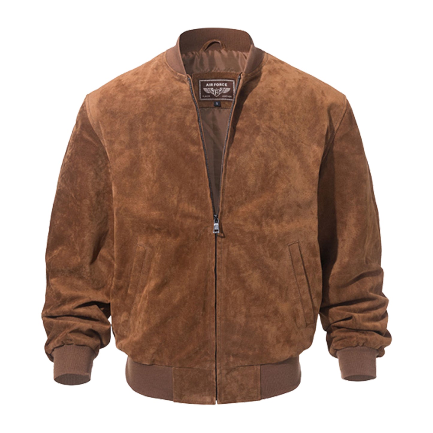 Bomber Daim Homme Marron