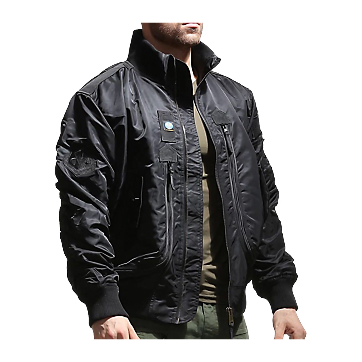 Bomber Militaire Noir