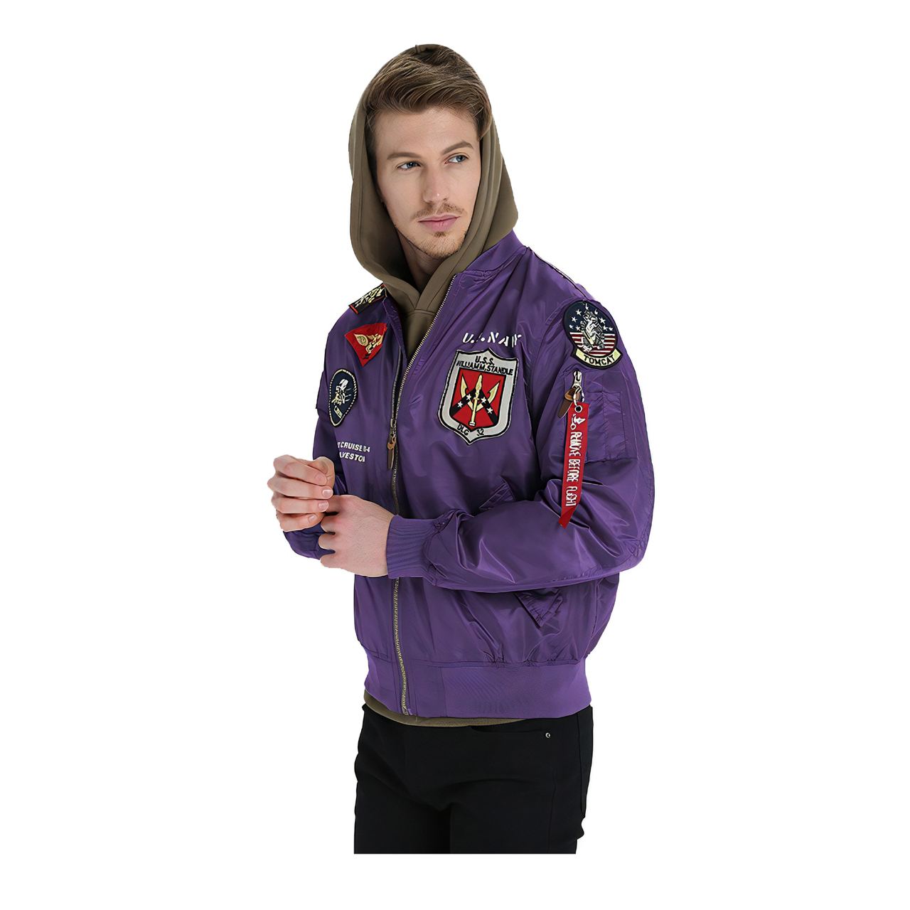 Bomber Pilote Violet