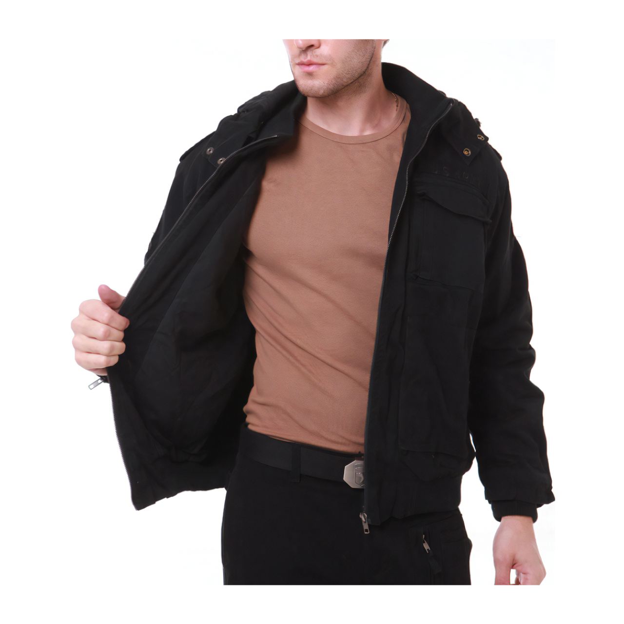 Manteaux Bomber Noir