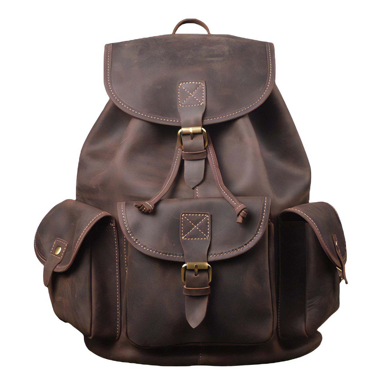 Sac à Dos Marron Voyage Vintage