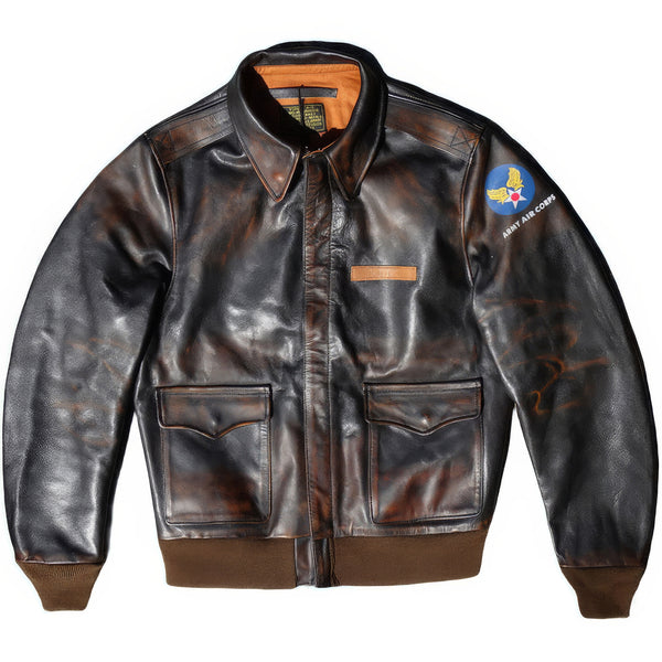 Blouson A2 Cuir Cheval