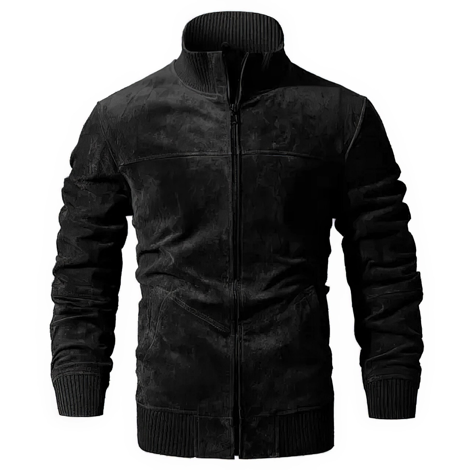 Blouson aviateur en daim