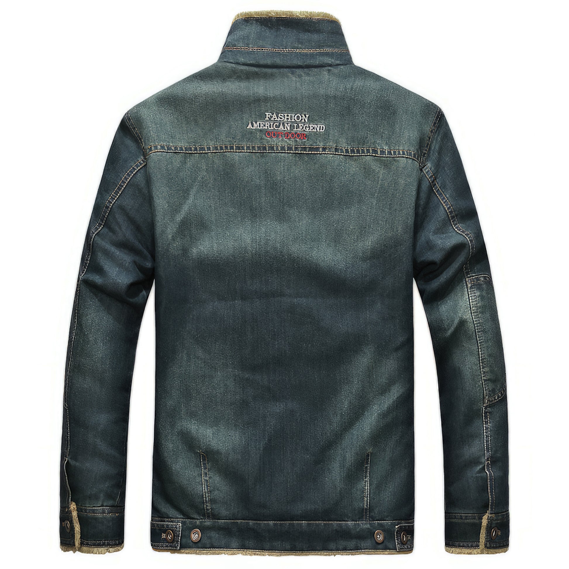 Blouson aviateur en jean homme